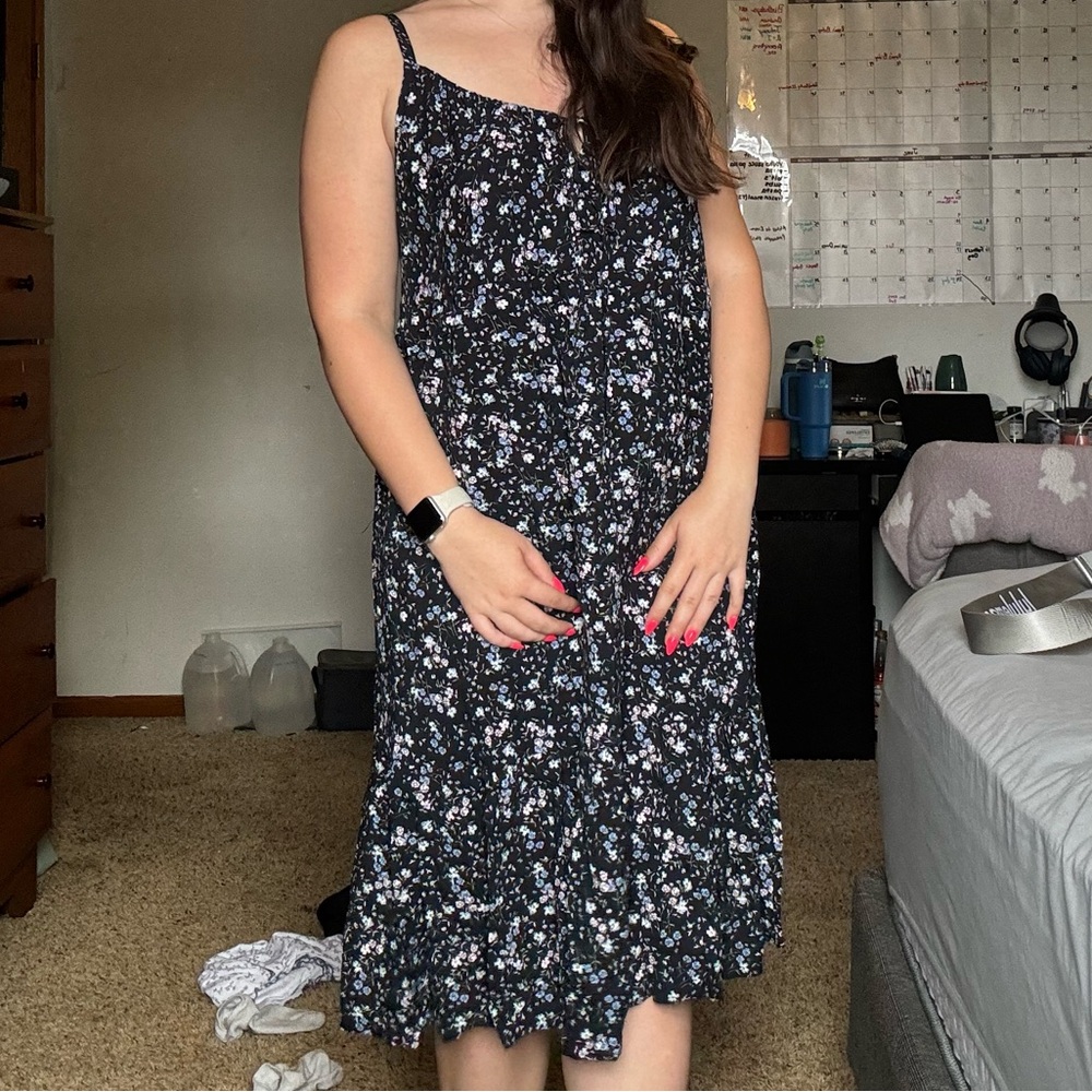 Floral midi dress